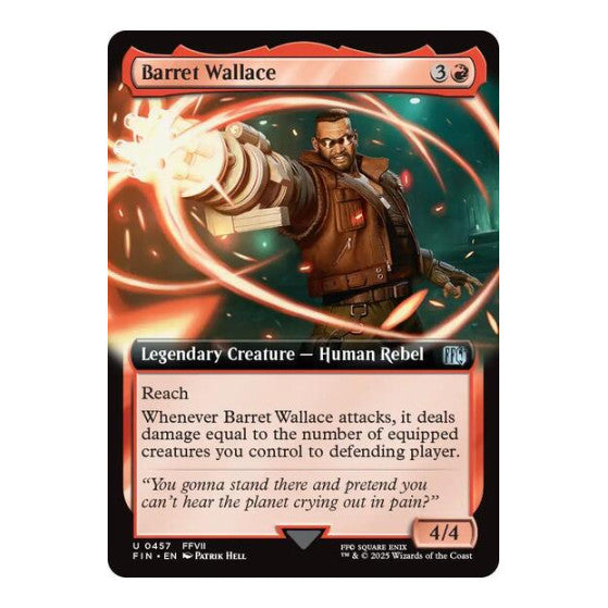Barret Wallace (Extended Art) (FIN) #457 Uncommon FINAL FANTASY Magic: The Gathering: 2025