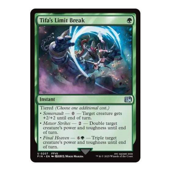 Tifa's Limit Break (FIN) #207 Uncommon FINAL FANTASY Magic: The Gathering: 2025