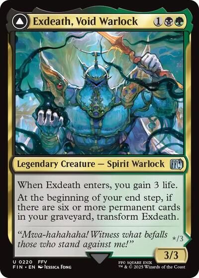 Exdeath Void Warlock (FIN) #220 Uncommon FINAL FANTASY Magic: The Gathering: 2025