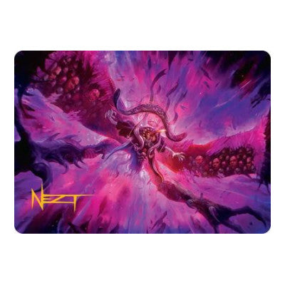 Hades, Sorcerer of Eld Art Card (Gold-Stamped Signature) (ASFIN) #12 Special (Lightly Played) Art Series: FINAL FANTASY Magic: The Gathering: 2025