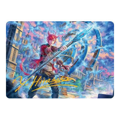 G'raha Tia, Scion Reborn Art Card (19) (Gold-Stamped Signature) (ASFIN) #19 Special (Near Mint) Art Series: FINAL FANTASY Magic: The Gathering: 2025