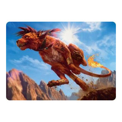 Red XIII, Proud Warrior Art Card (ASFIN) #30 Special (Lightly Played) Art Series: FINAL FANTASY Magic: The Gathering: 2025