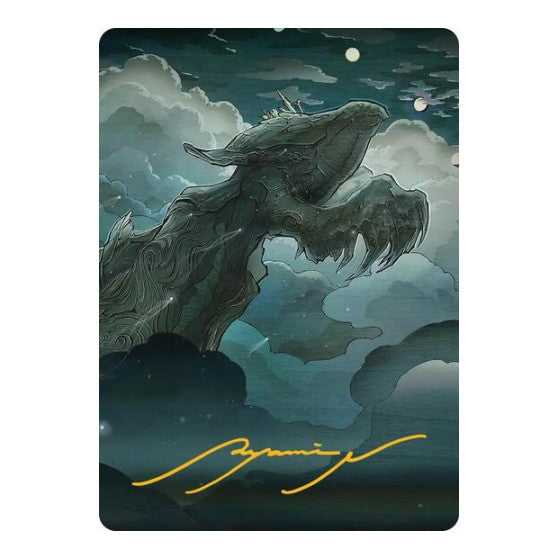 Sin, Spira's Punishment Art Card (Gold-Stamped Signature) (ASFIN) #36 Special (Lightly Played) Art Series: FINAL FANTASY Magic: The Gathering: 2025