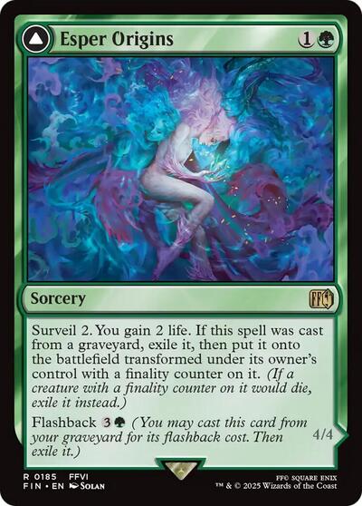 Esper Origins (FIN) #185 Rare (Near Mint) FINAL FANTASY Magic: The Gathering: 2025