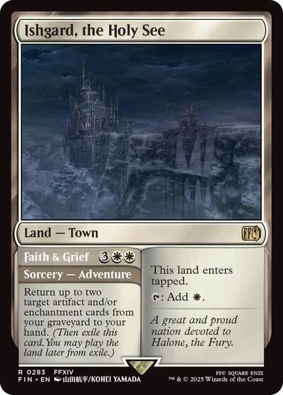 Ishgard the Holy See (FIN) #283 Rare (Near Mint) FINAL FANTASY Magic: The Gathering: 2025