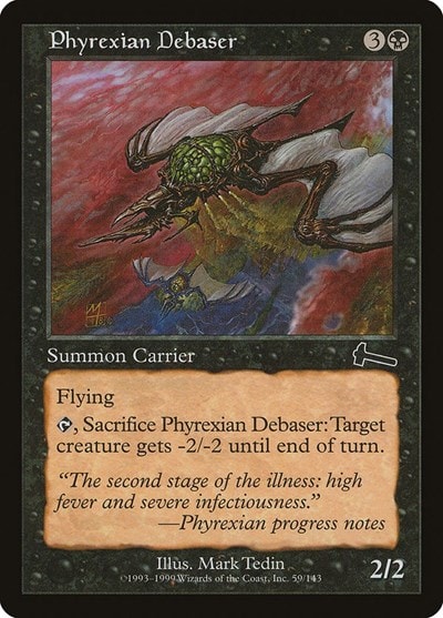 Phyrexian Debaser (ULG) #59 Common (Lightly Played) Urza's Legacy Magic: The Gathering: 1999