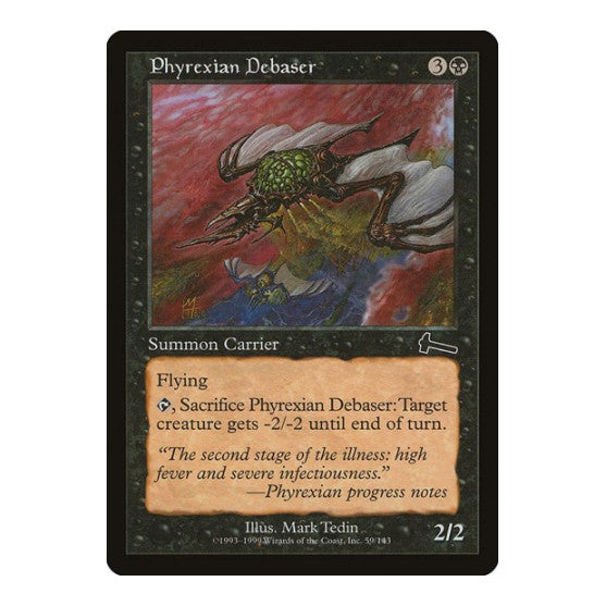 Phyrexian Debaser (ULG) #59 Common (Lightly Played) Urza's Legacy Magic: The Gathering: 1999