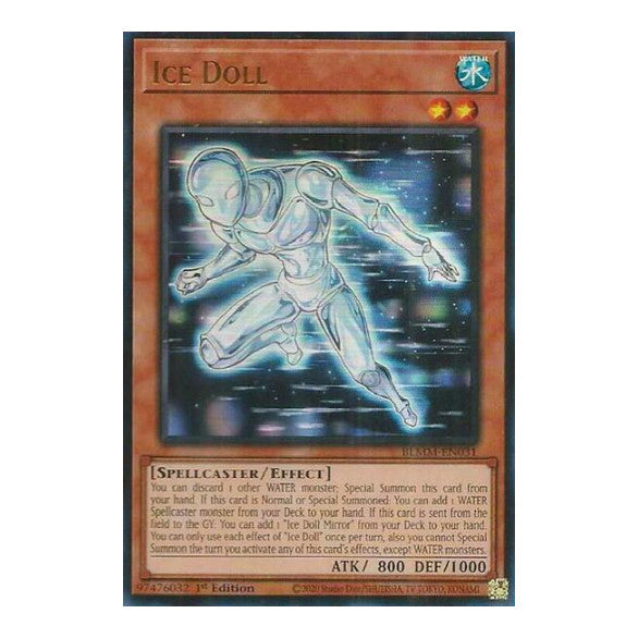 Ice Doll (BLMM) #BLMM-EN031 Ultra Rare (1st Edition Near Mint) Battles of Legend: Monster Mayhem YuGiOh: 2025