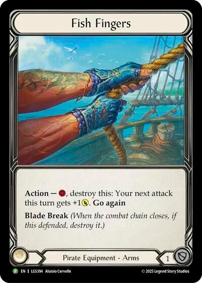 Fish Fingers (LGS394) (PR) #LGS394 Promo Flesh and Blood: Promo Cards Flesh and Blood TCG: 2019
