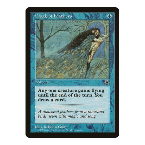Cloak of Feathers (POR) #44 Common (Lightly Played) Portal Magic: The Gathering: 1997