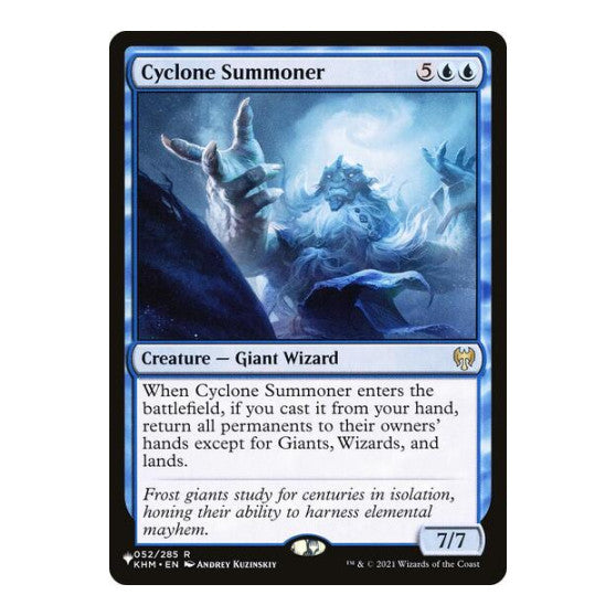 Cyclone Summoner (LIST) #052/285 Rare (Lightly Played) The List Reprints Magic: The Gathering: 2026