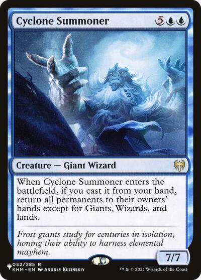 Cyclone Summoner (LIST) #KHM-52 Rare (Lightly Played) The List Reprints Magic: The Gathering: 2026