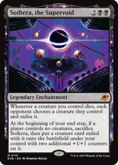 Sothera the Supervoid (EOE) #115 Mythic Rare (Lightly Played) Edge of Eternities Magic: 2025