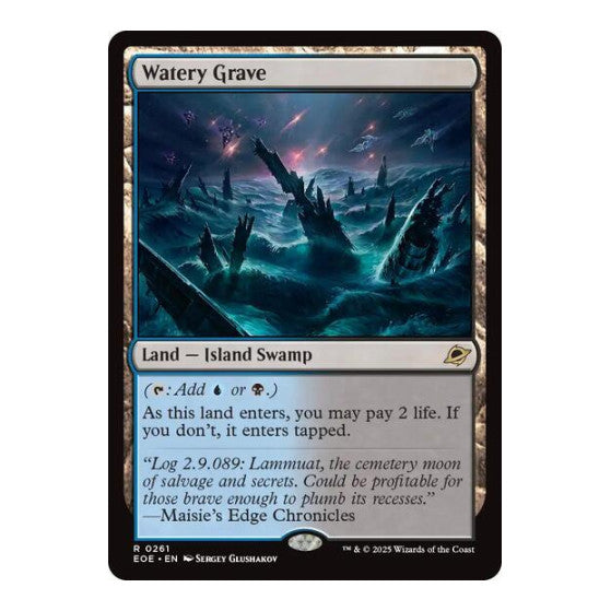 Watery Grave (EOE) #261 Rare (Near Mint) Edge of Eternities Magic: The Gathering: 2025