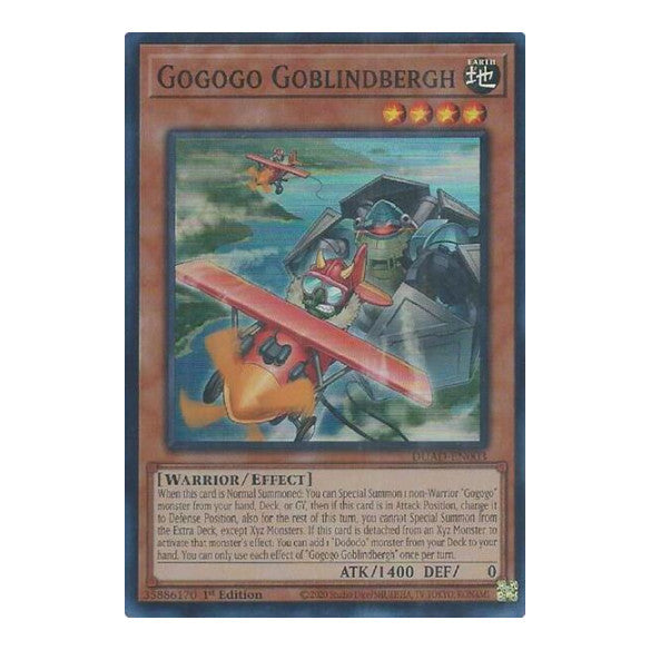 Gogogo Goblindbergh (DUAD) #DUAD-EN003 Super Rare (1st Edition Near Mint) Duelist's Advance YuGiOh: 2025