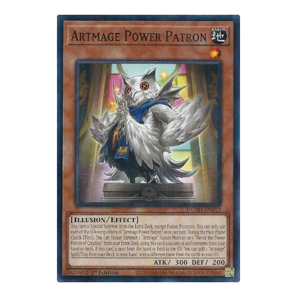 Artmage Power Patron (DUAD) #DUAD-EN012 Common / Short Print (1st Edition Near Mint) Duelist's Advance YuGiOh: 2025
