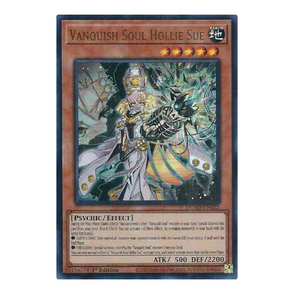 Vanquish Soul Hollie Sue (DUAD) #DUAD-EN022 Ultra Rare (1st Edition Near Mint) Duelist's Advance YuGiOh: 2025