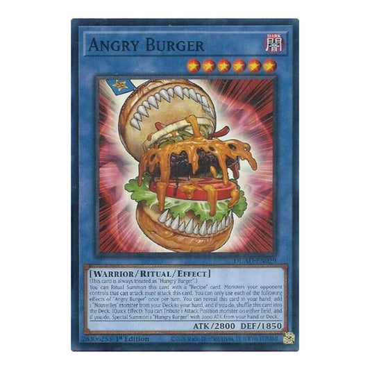 Angry Burger (DUAD) #DUAD-EN029 Common / Short Print (1st Edition Near Mint) Duelist's Advance YuGiOh: 2025