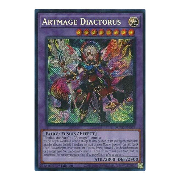 Artmage Diactorus (DUAD) #DUAD-EN032 Secret Rare (1st Edition Near Mint) Duelist's Advance YuGiOh: 2025