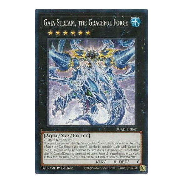 Gaia Stream, the Graceful Force (DUAD) #DUAD-EN047 Common / Short Print (1st Edition Near Mint) Duelist's Advance YuGiOh: 2025