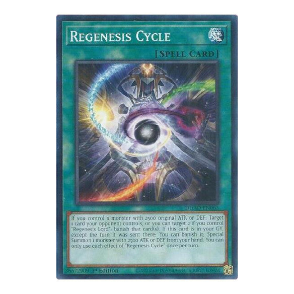 Regenesis Cycle (DUAD) #DUAD-EN063 Common / Short Print (1st Edition Near Mint) Duelist's Advance YuGiOh: 2025