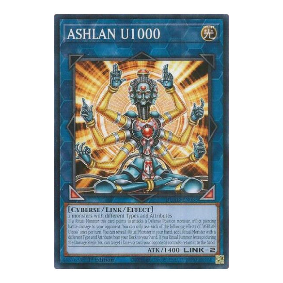 ASHLAN U1000 (DUAD) #DUAD-EN085 Common / Short Print (1st Edition Lightly Played) Duelist's Advance YuGiOh: 2025