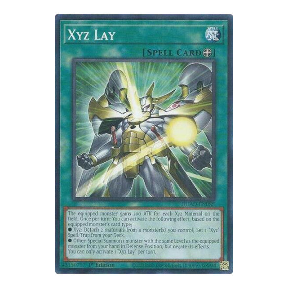 Xyz Lay (DUAD) #DUAD-EN088 Common / Short Print (1st Edition Near Mint) Duelist's Advance YuGiOh: 2025