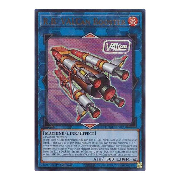 R.B. VALCan Booster (DUAD) #DUAD-EN093 Ultra Rare (1st Edition Near Mint) Duelist's Advance YuGiOh: 2025