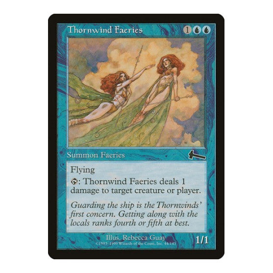 Thornwind Faeries (ULG) #44 Common (Lightly Played) Urza's Legacy Magic: The Gathering: 1999