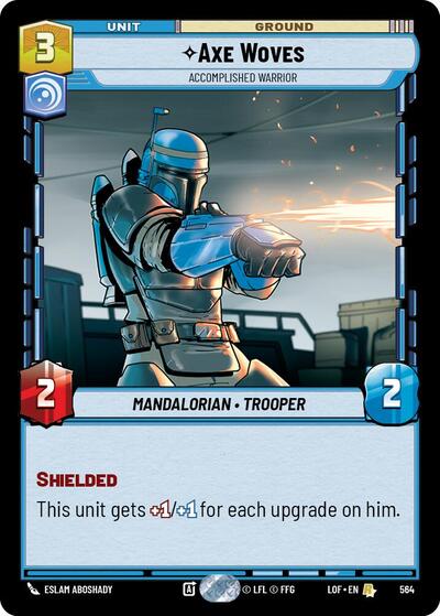 Axe Woves Accomplished Warrior Foil (LOF) #564 Rare (Foil Near Mint) Legends of the Force Star Wars: Unlimited: 2025