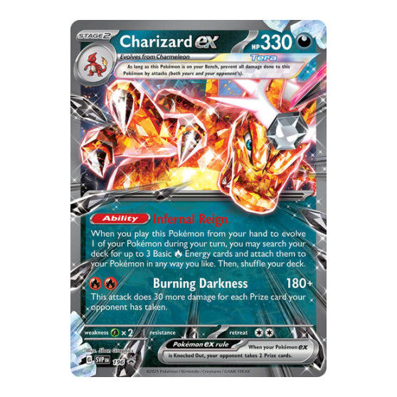 Charizard ex -196 (SVP) #196 Promo (Holofoil Near Mint) SV: Scarlet & Violet Promo Cards Pokemon: 2023