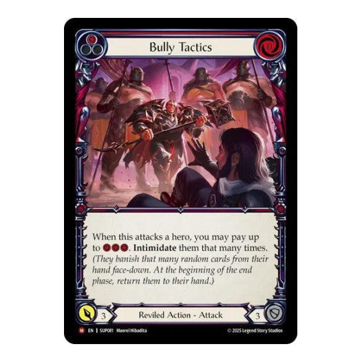 Bully Tactics (SUP) #SUP081 Majestic (Lightly Played) Super Slam Flesh and Blood TCG: 2025