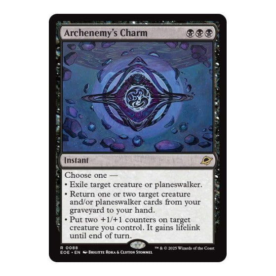 Archenemy's Charm (EOE) #88 Rare (Foil Lightly Played) Edge of Eternities Magic: The Gathering: 2025