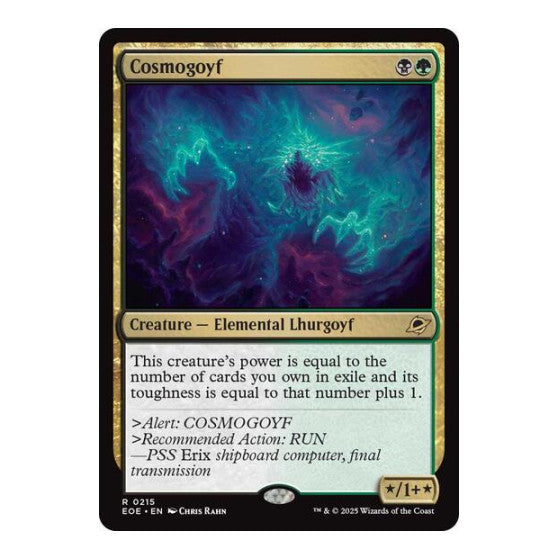 Cosmogoyf (EOE) #215 Rare (Lightly Played) Edge of Eternities Magic: The Gathering: 2025