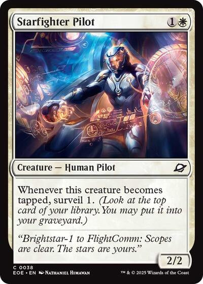 Starfighter Pilot (EOE) #38 Common Edge of Eternities Magic: The Gathering: 2025