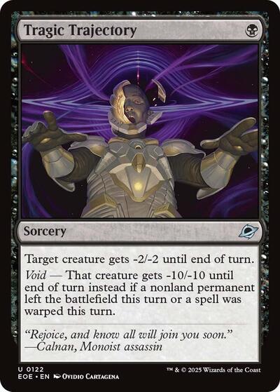Tragic Trajectory (EOE) #122 Uncommon (Lightly Played) Edge of Eternities Magic: 2025