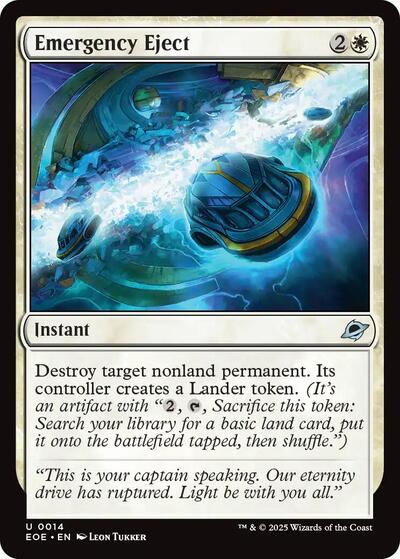 Emergency Eject (EOE) #14 Uncommon (Lightly Played) Edge of Eternities Magic: 2025
