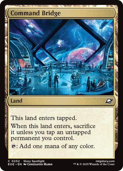 2025 Magic: Edge of Eternities (EOE) - Command Bridge (#252, Common) (Lightly Played)