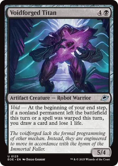 Voidforged Titan (EOE) #125 Uncommon (Lightly Played) Edge of Eternities Magic: The Gathering: 2025