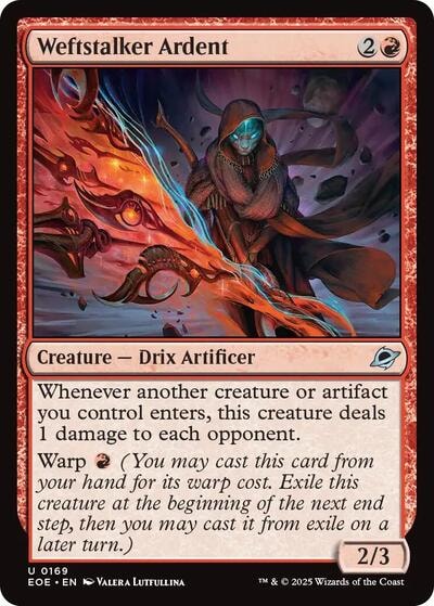 Weftstalker Ardent (EOE) #169 Uncommon (Lightly Played) Edge of Eternities Magic: The Gathering: 2025