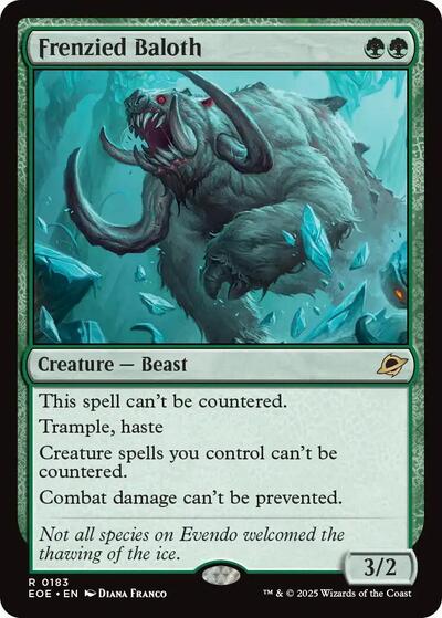 Frenzied Baloth (EOE) #183 Rare (Near Mint) Edge of Eternities Magic: 2025