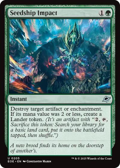 2025 Magic: Edge of Eternities (EOE) - Seedship Impact (#205, Uncommon) (Lightly Played)