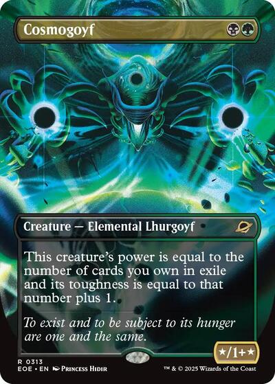 Cosmogoyf Borderless (EOE) #313 Rare (Near Mint) Edge of Eternities Magic: 2025