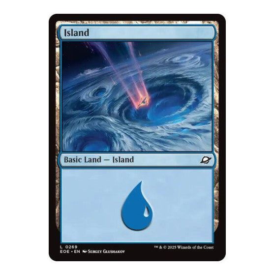 Island 0269 (EOE) #269 Land (Foil Lightly Played) Edge of Eternities Magic: The Gathering: 2025