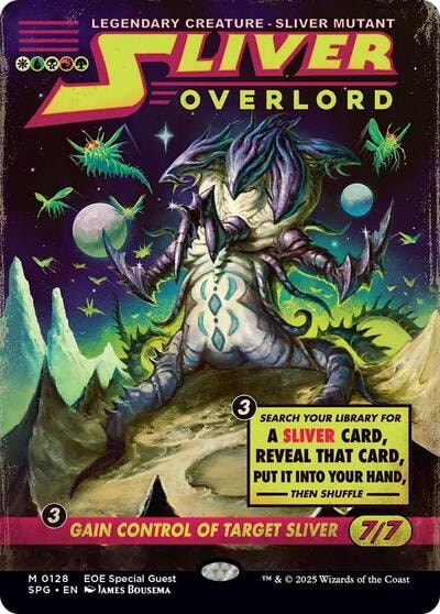 Sliver Overlord (Showcase) (SPG) #128 Mythic Rare (Near Mint) Special Guests Magic: The Gathering: 2026