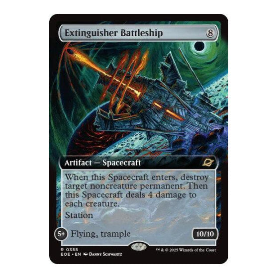 Extinguisher Battleship (Extended Art) (EOE) #355 Rare (Foil Near Mint) Edge of Eternities Magic: The Gathering: 2025