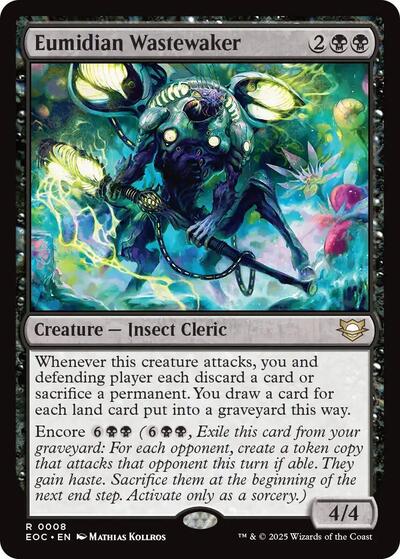 Eumidian Wastewaker (EOC) #8 Rare (Lightly Played) Commander: Edge of Eternities Magic: The Gathering: 2025