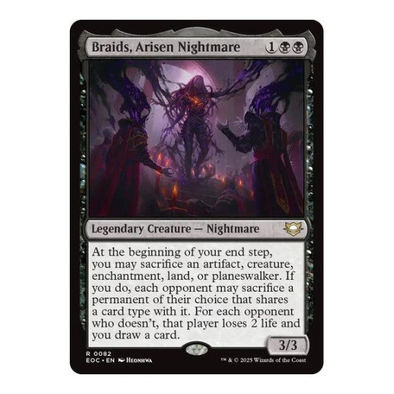 Braids, Arisen Nightmare (EOC) #82 Rare (Lightly Played) Commander: Edge of Eternities Magic: The Gathering: 2025