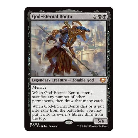 God-Eternal Bontu (EOC) #83 Mythic Rare (Lightly Played) Commander: Edge of Eternities Magic: The Gathering: 2025