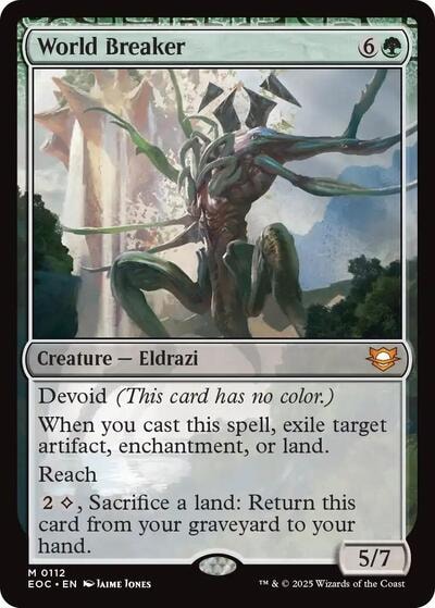 World Breaker (EOC) #112 Mythic Rare (Lightly Played) Commander: Edge of Eternities Magic: The Gathering: 2025